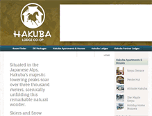 Tablet Screenshot of hakubalodgecoop.com